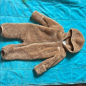 Nike Tan Fleece Kids One Piece